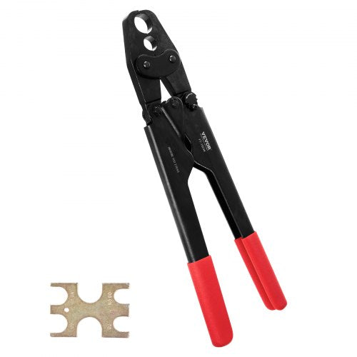 PEX Crimping Tool Dual Head Combo PEX Crimper Tool for 12 and 34 PEX