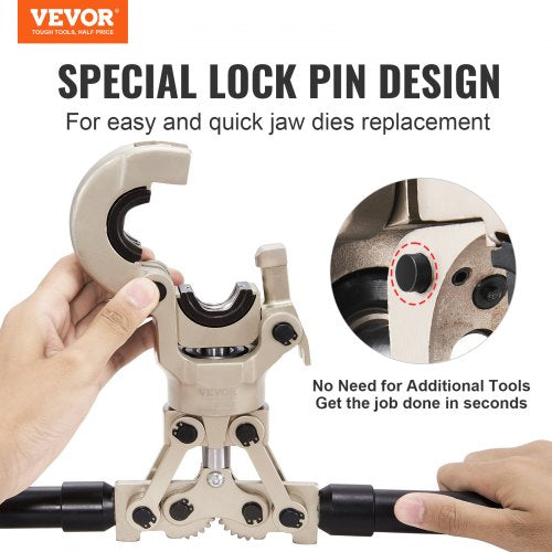 Copper Press Tool Tube Fittings Crimping Kit Pro Press Crimper with 12