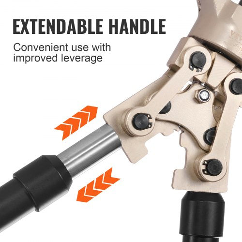 Copper Press Tool Tube Fittings Crimping Kit Pro Press Crimper with 12