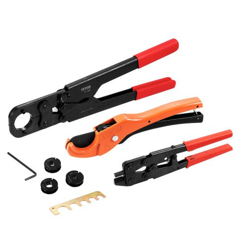PEX Pipe Crimping Tool Kit Pro Press Crimper for 38 12 34 1 Crimp