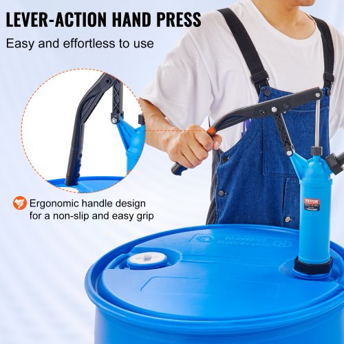 Drum Pump 95 oz Per Stroke LeverAction Barrel Pump Fits 555 Gallon