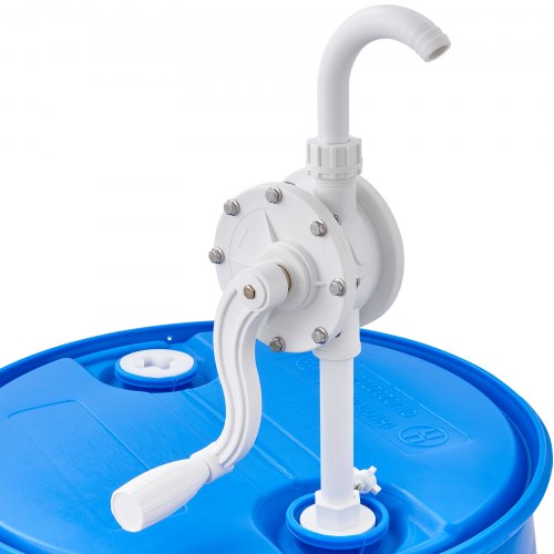 Drum Pump 65 GPM Flow Rotary Barrel Pump Hand Crank Fits 5 to 55 Gallon