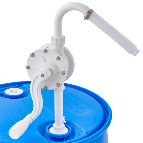 Drum Pump 65 GPM Flow Rotary Barrel Pump Hand Crank Fits 5 to 55 Gallon
