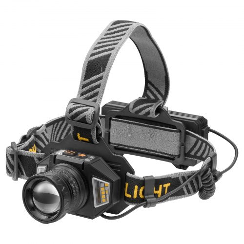 Headlamp Bright LED Rechargeable Headlight Lightweight Head Flashlight