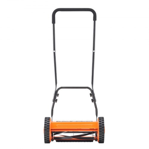 Push Reel Lawn Mower 16 inch 5 Blades Manual Push Mower No Motor 06175