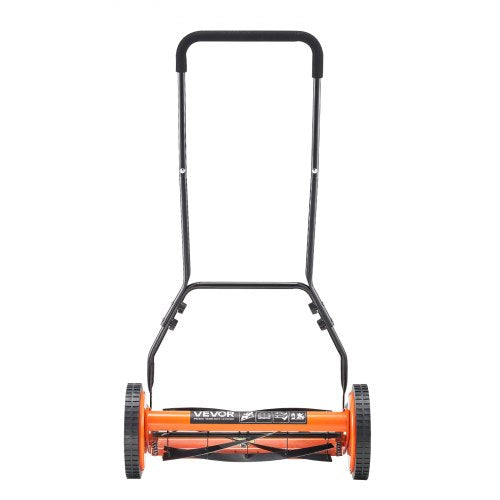 Push Reel Lawn Mower 18 inch 5 Blades Manual Push Mower No Motor 137244