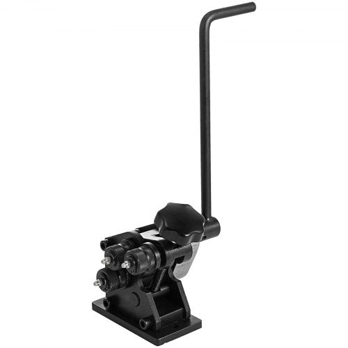 Manual Plate Steel Ring Bender 1312inch Single Pinch Portable Hand Crank