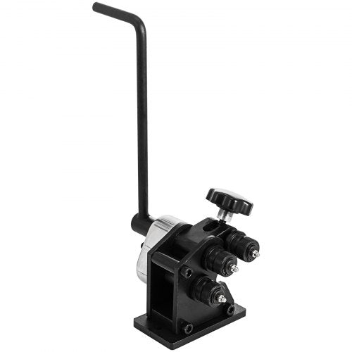Manual Plate Steel Ring Bender 1312inch Single Pinch Portable Hand Crank