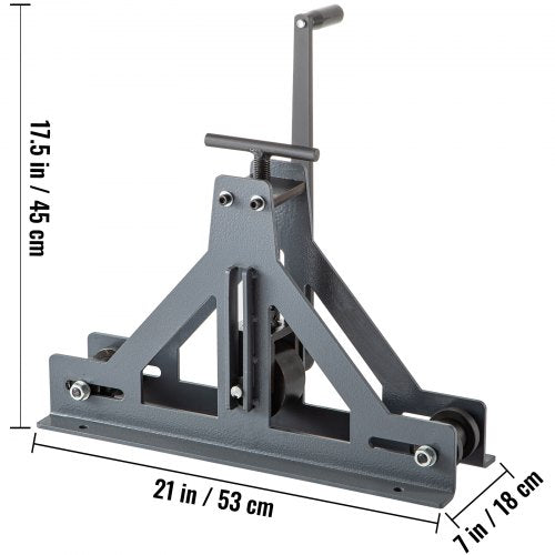 112 Tubing Rolling Bender Manual Square Rectangular Tube Bender 14