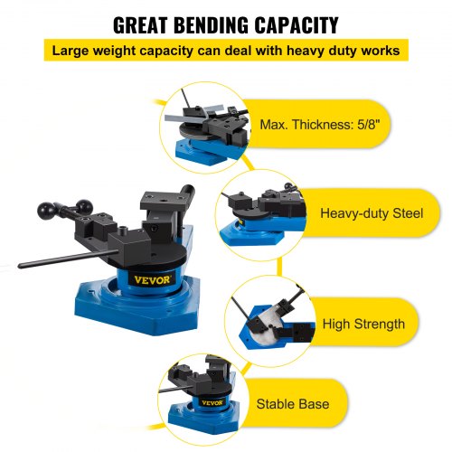 SBG40 Metal Scroll Bender HighHardened Steel Scroll Bender Combination
