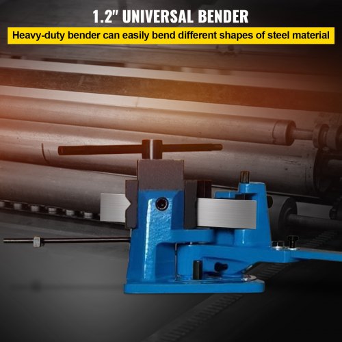 UB100 Manual Flat Steel Universal Metal Rebar Bender Angle Iron 120 Degree