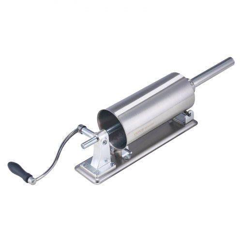 Manual Sausage Stuffer 2.5 L 6 LBS Horizontal Sausage Machine with Utype