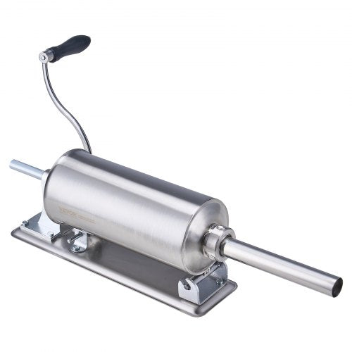 Manual Sausage Stuffer 2.5 L 6 LBS Horizontal Sausage Machine with Utype