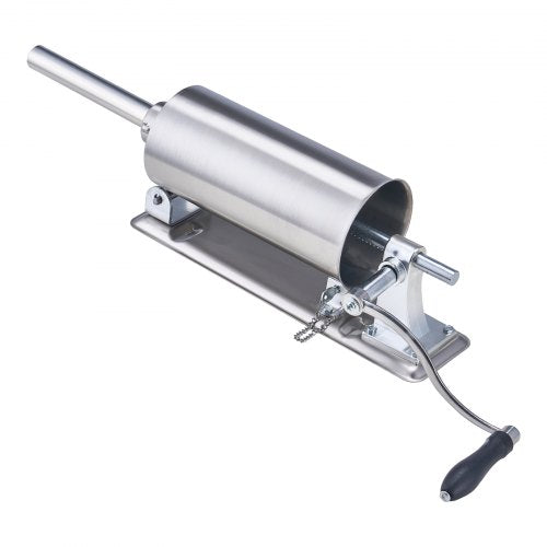 Manual Sausage Stuffer 2.5 L 6 LBS Horizontal Sausage Machine with Utype