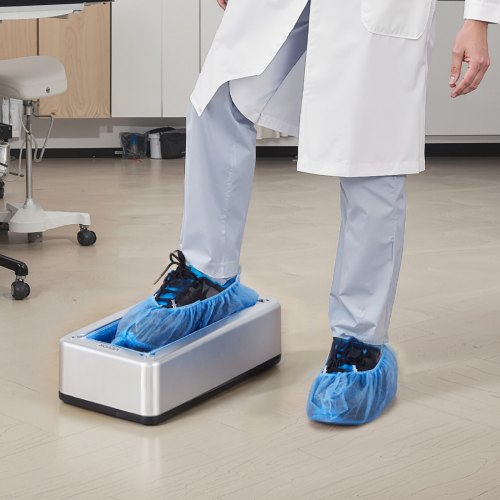 Shoe Cover Dispenser Automatic Shoe Covers Dispenser with 100 Pcs of NonSlip