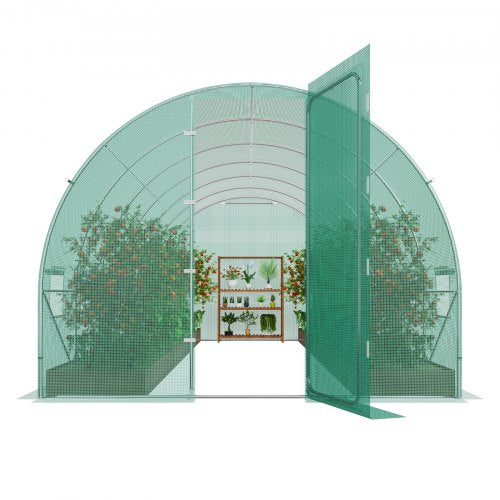 Walkin Tunnel Greenhouse 194x97x74 ft Hoop House Greenhouse Tunnel