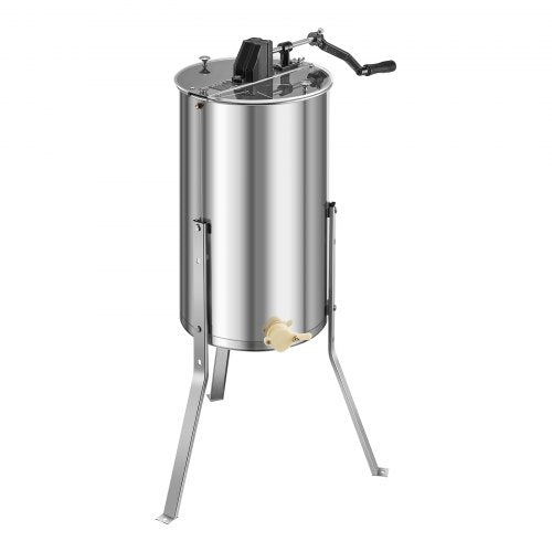 Honey Extractor 2 Frame Manual Honey Spinner with Transparent Lid