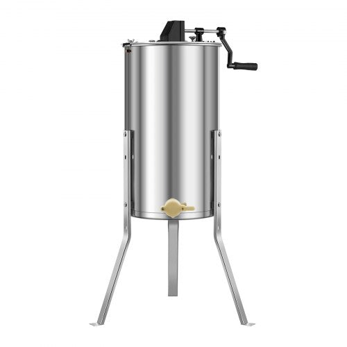 Honey Extractor 2 Frame Manual Honey Spinner with Transparent Lid