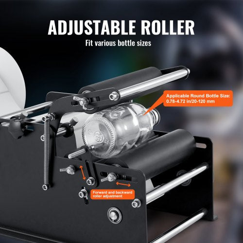 Manual Round Labeling Machine 1520pcsmin Bottle Label Applicator for Round