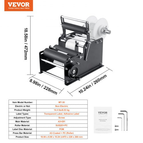 Manual Round Labeling Machine 1520pcsmin Bottle Label Applicator for Round