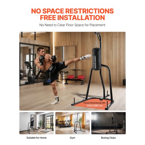 Punching Bag Stand Steel Heavy Duty Workout Equipment Boxing Punching Bag
