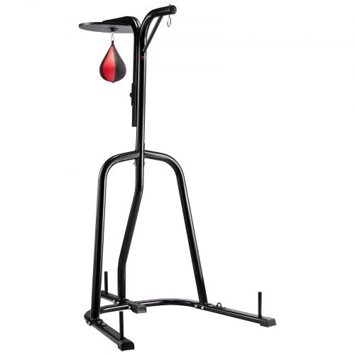 2 in 1 Punching Bag Stand Steel Heavy Duty Workout Equipment Adjustable