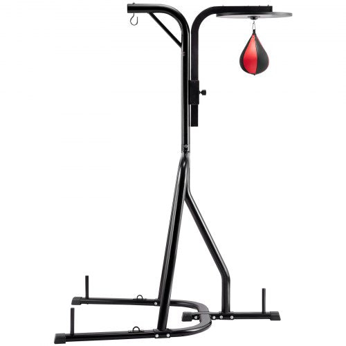 2 in 1 Punching Bag Stand Steel Heavy Duty Workout Equipment Adjustable
