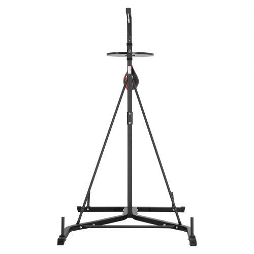 2 in 1 Punching Bag Stand Steel Heavy Duty Workout Equipment Adjustable