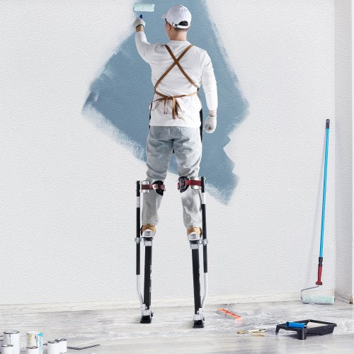 Drywall Stilts 2440 Adjustable Aluminum Tool Stilts with Protective