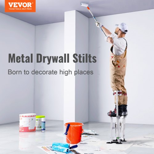 Drywall Stilts Aluminum Tool Stilts 1830 Adjustable Painting Taping – 228 L
