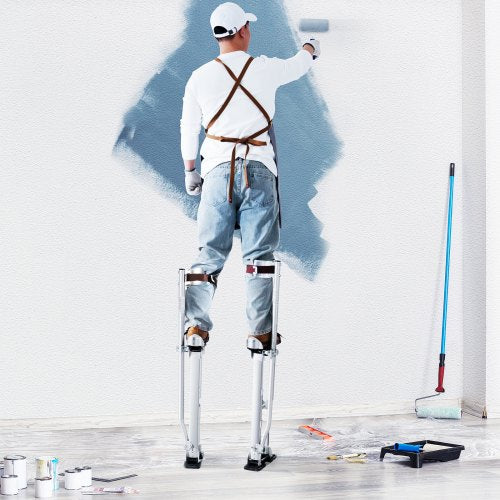 Drywall Stilts 2440 Adjustable Aluminum Tool Stilts with Protective