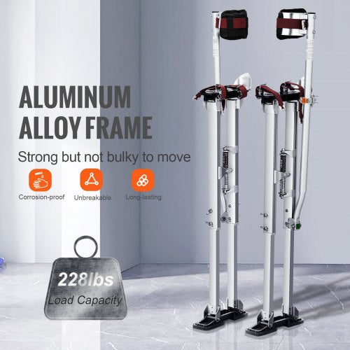 Drywall Stilts 3650 Adjustable Aluminum Tool Stilts with Protective