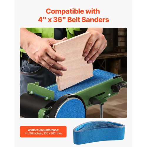 Sanding Belts 4 x 36inch Belt Sander Sanding Belts 10PCS 2 of Each 40 60