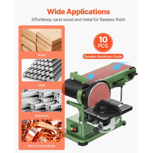 Sanding Belts 6 x 48inch Belt Sander Sanding Belts 10PCS 80 Grit Aluminum