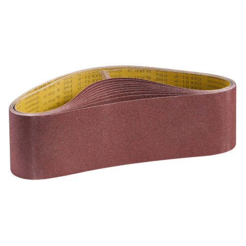 Sanding Belts 6 x 48inch Belt Sander Sanding Belts 10PCS 80 Grit Aluminum