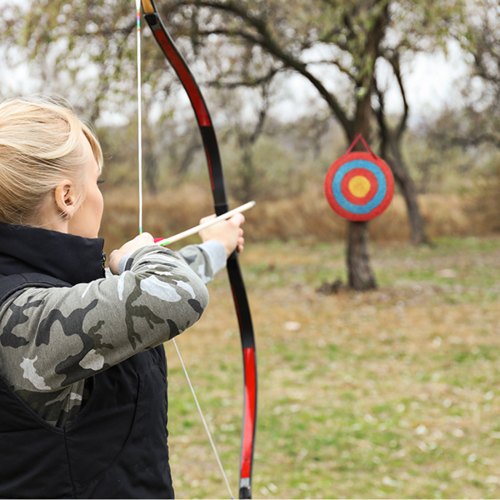 Archery Target 3 Layers 20 Arrow Target Traditional Solid Straw Round