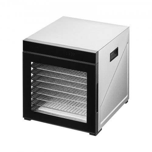 Food Dehydrator Machine 10 Stainless Steel Trays 1000W Electric Food Dryer