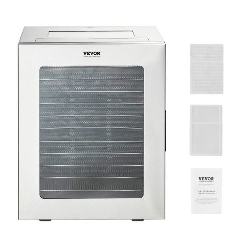 Food Dehydrator Machine 12 Stainless Steel Trays 850W Electric Food Dryer