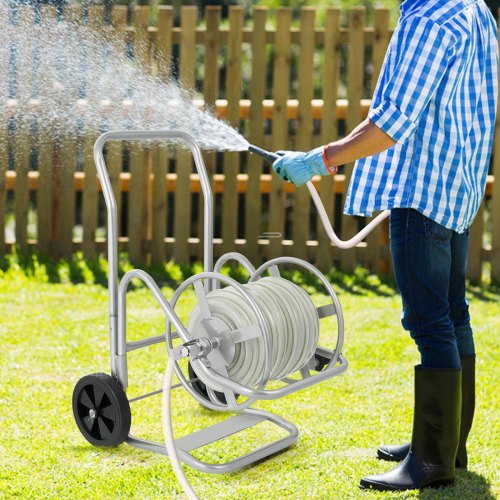 Hose Reel Cart Hold Up to 200 ft of 58 in Hose Hose Not Included Garden
