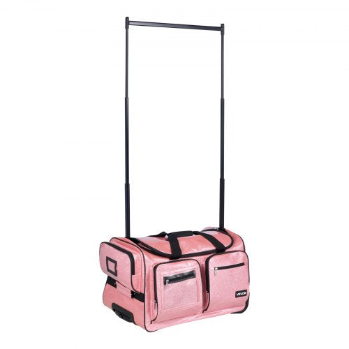 Dance Bag with Garment Rack 23 Inch Rolling Dance Duffel with Wheels USB