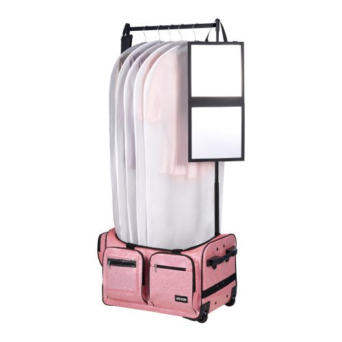 Dance Bag with Garment Rack 23 Inch Rolling Dance Duffel with Wheels USB