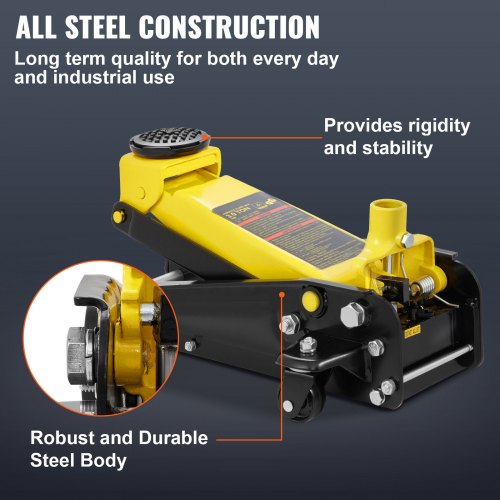 Floor Jack 3 Ton Low Profile Floor Jack Heavyduty Steel Racing Floor Jack