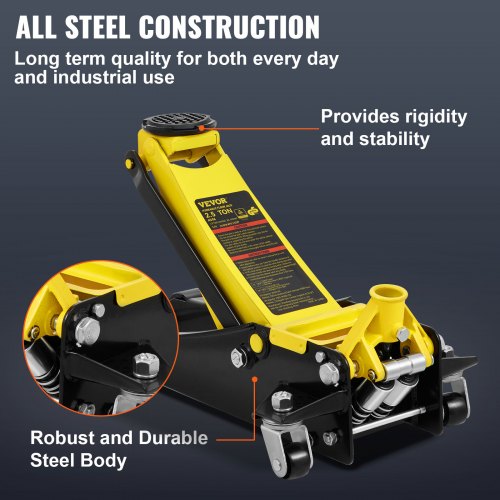 Floor Jack 25 Ton Low Profile Floor Jack Heavyduty Steel Racing Floor