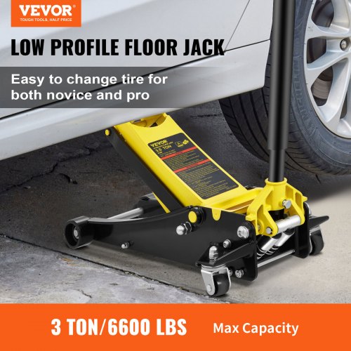 Floor Jack 3 Ton Low Profile Floor Jack Heavyduty Steel Racing Floor Jack