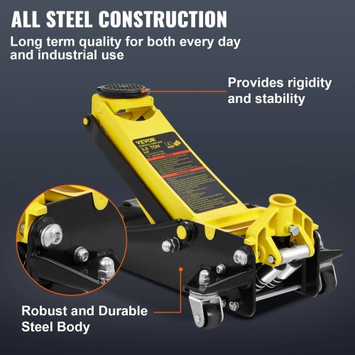 Floor Jack 3 Ton Low Profile Floor Jack Heavyduty Steel Racing Floor Jack