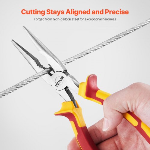 2Piece Needle Nose Pliers 8 in Long Needle Nose Plier and 6 in Small