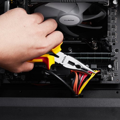 2Piece Needle Nose Pliers 8 in Long Needle Nose Plier and 6 in Small
