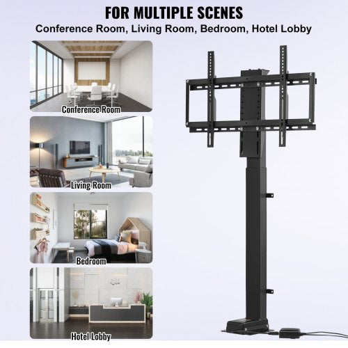 Automated TV Elevator 394 Stroke Supports 3270 TVs Adjustable Height