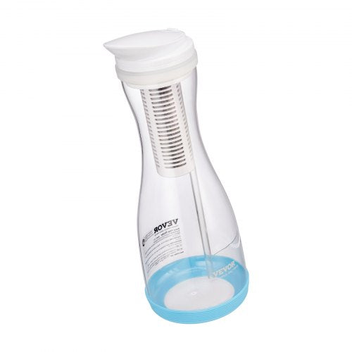 Water Filter Pitcher 6 Cup Glass Water Filter Dispenser Fast Compact
