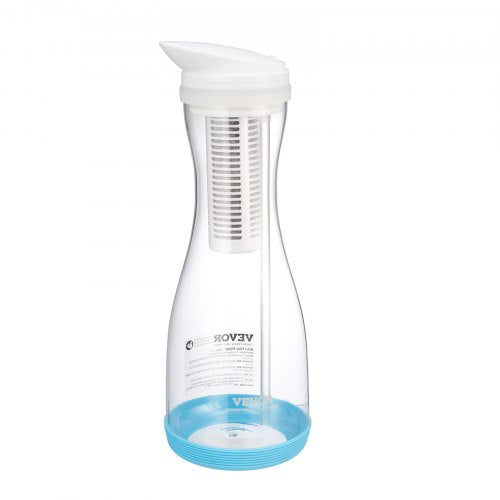 Water Filter Pitcher 6 Cup Glass Water Filter Dispenser Fast Compact